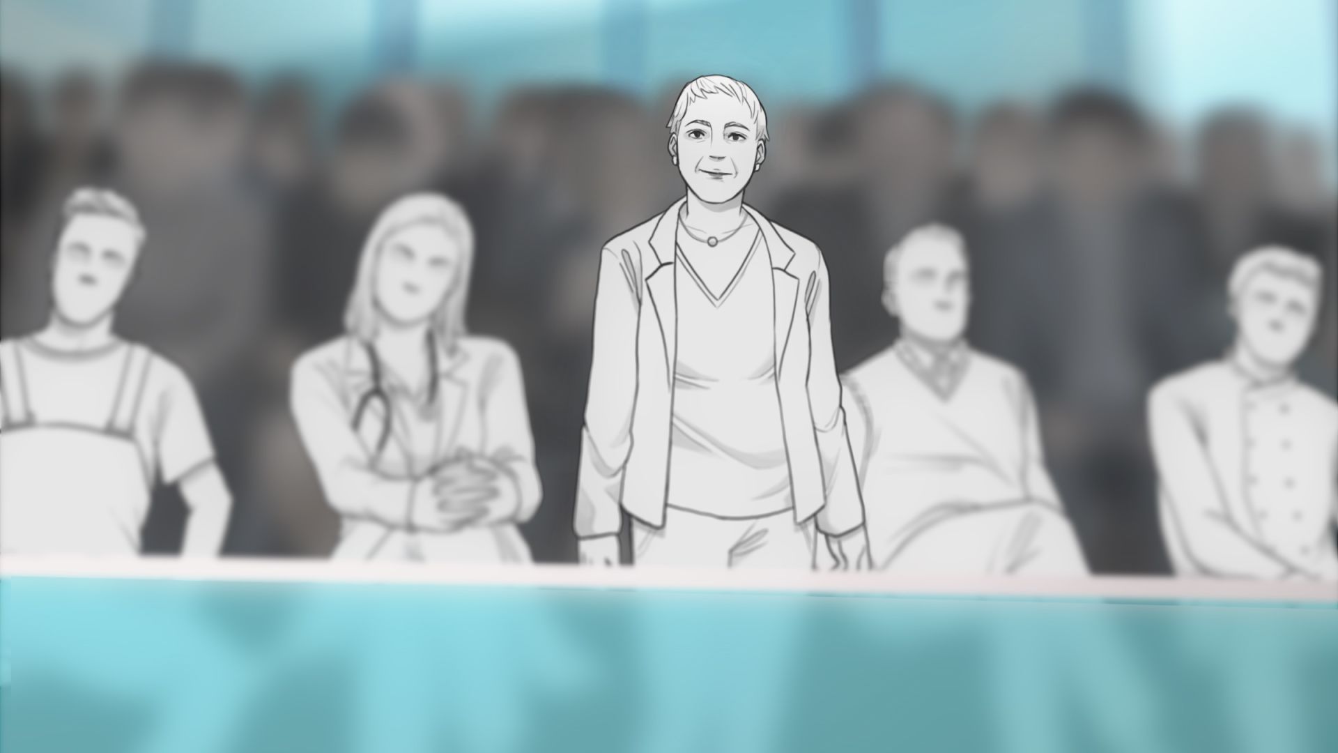 Politik-Professorin Sabine Kropp von der FU Berlin auf der Besuchertribüne