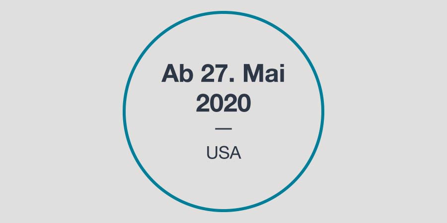 Datum: Ab 27. Mai 2020