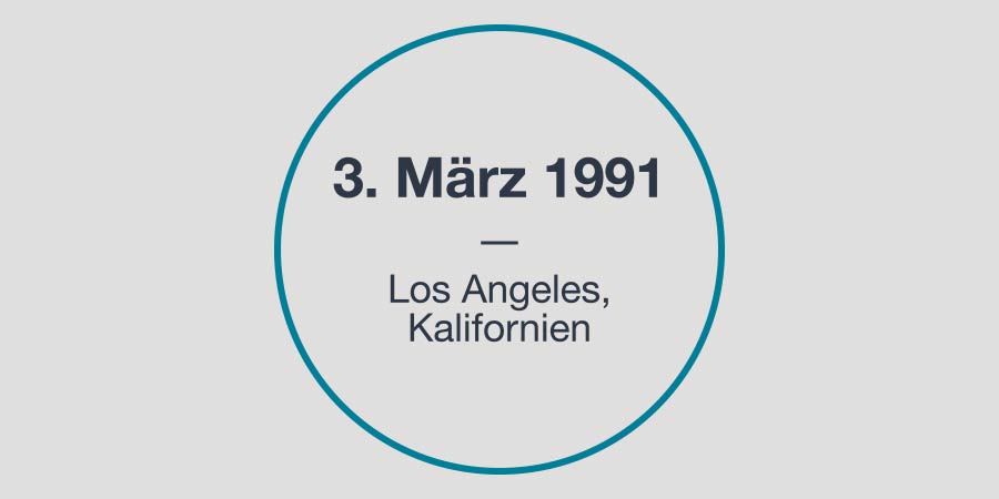Datum: 3. März 1991, Los Angeles, Kalifornien
