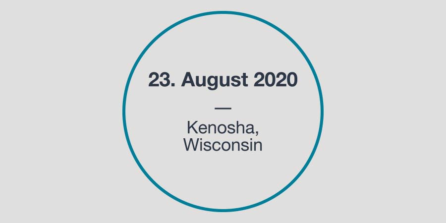 23.08.2020, Kenosha, Wisconsin